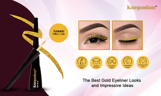 The Best Gold Liquid Eyeliner Looks and Impressive Ideas